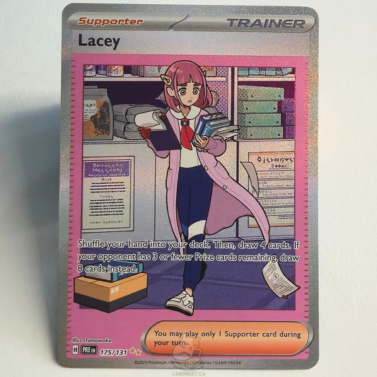 Lacey 175/131 Full Art Trainer Special Illustration Rare – Prismatic Evolutions – Near Mint – English