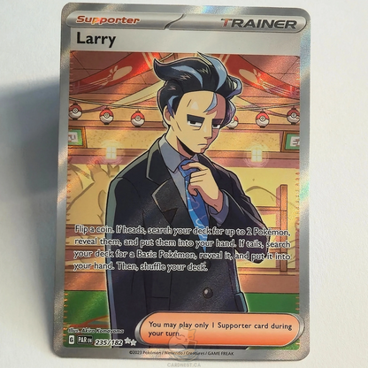 Larry 235/182 Full Art Trainer Ultra Rare – Paradox Rift – Near Mint – English