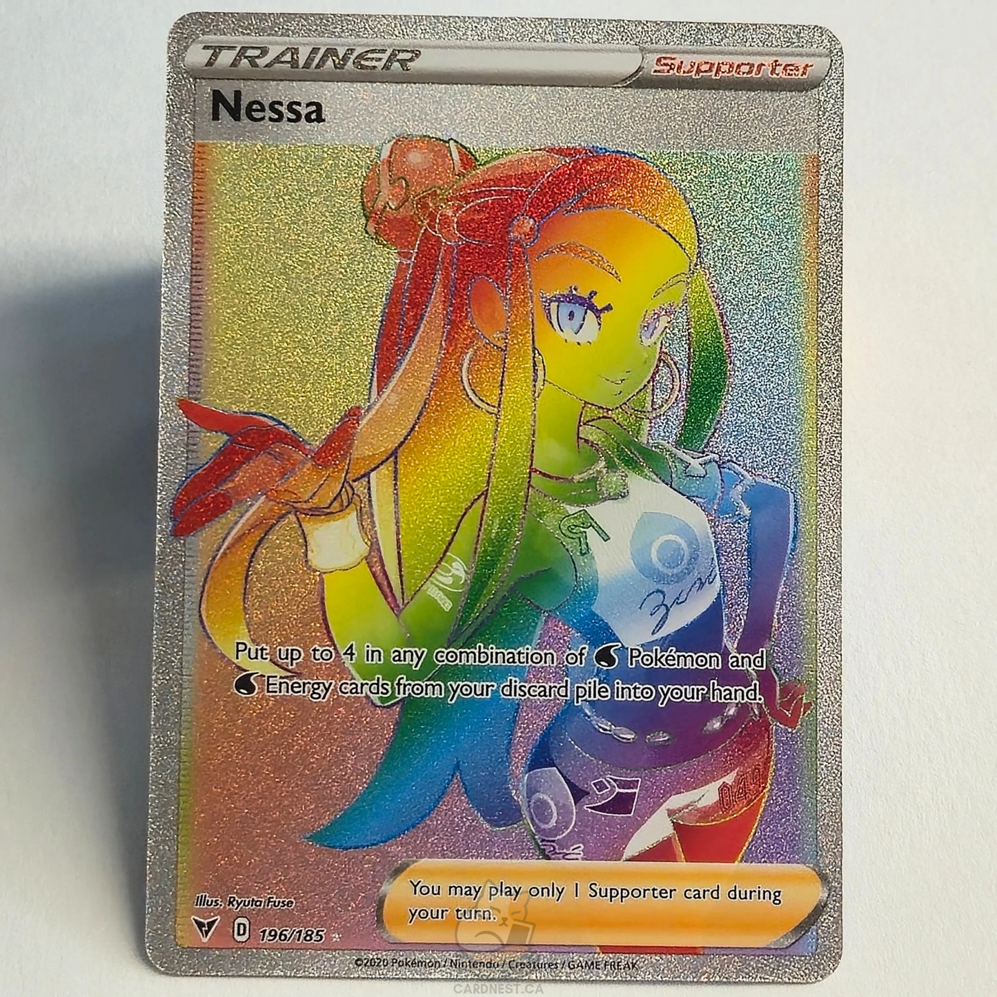 Nessa 196/185 Full Art Trainer Secret Rare – Vivid Voltage – Near Mint – English