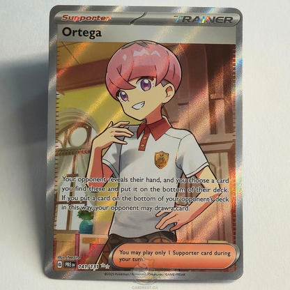 Ortega 141/131 Full Art Trainer Ultra Rare – Prismatic Evolutions – Near Mint – English