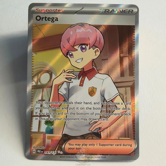Ortega 141/131 Full Art Trainer Ultra Rare – Prismatic Evolutions – Near Mint – English