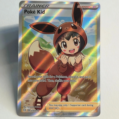 Poké Kid 070/072 Full Art Trainer Ultra Rare – Shining Fates – Near Mint – English