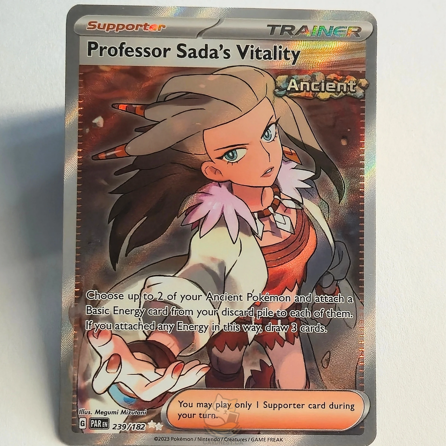 Professor Sada's Vitality 239/182 Full Art Trainer Ultra Rare – Paradox Rift – Near Mint – English