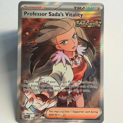 Professor Sada's Vitality 239/182 Full Art Trainer Ultra Rare – Paradox Rift – Near Mint – English