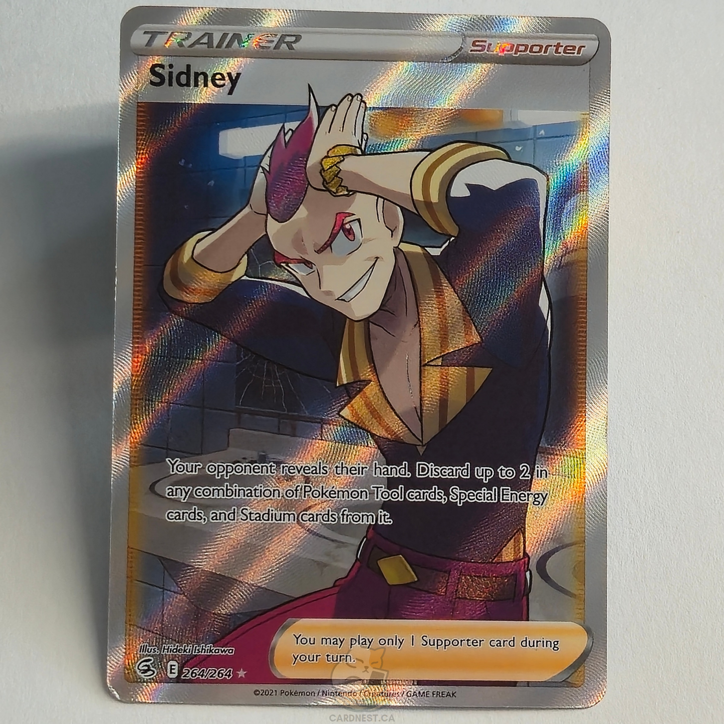 Sidney 264/264 Full Art Trainer Ultra Rare – Fusion Strike – Near Mint – English