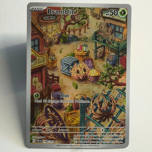Bramblin 198/193 Full Art Illustration Rare – Paldea Evolved – Near Mint – English