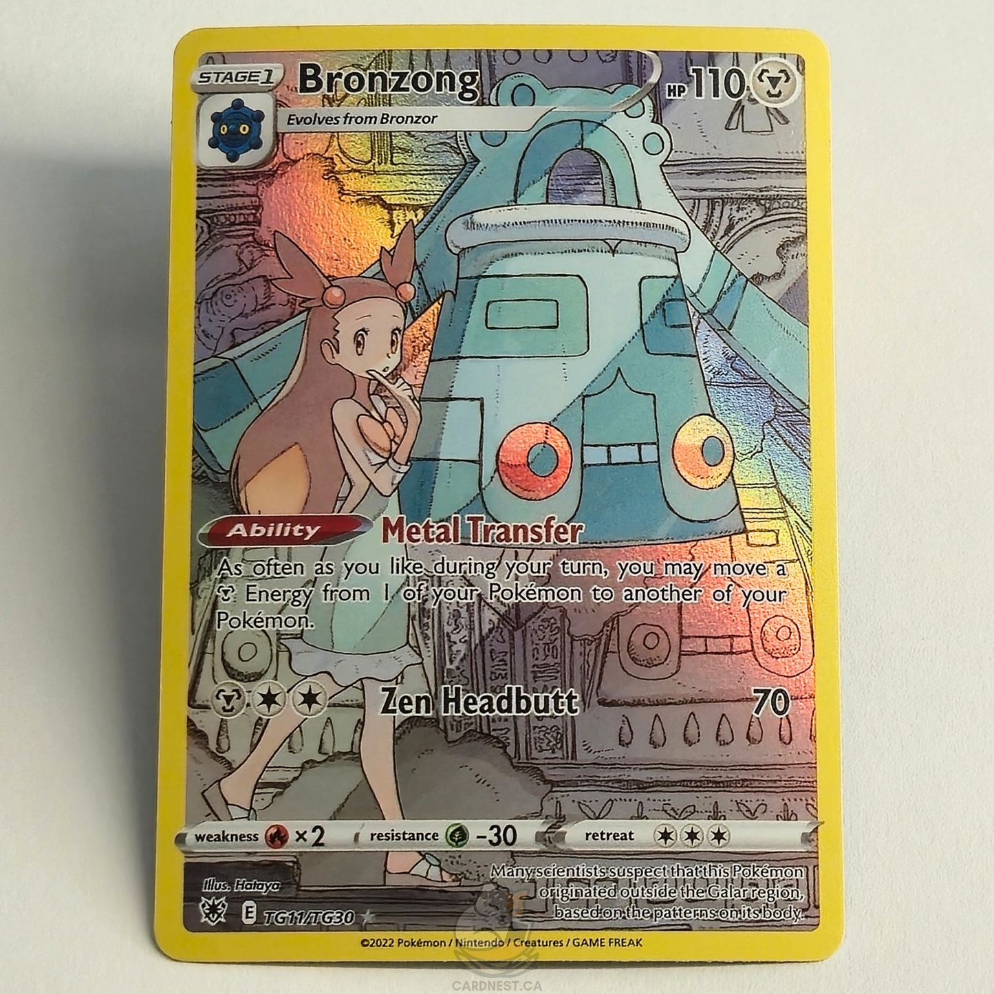 Bronzong TG11/TG30 Trainer Gallery Ultra Rare – Astral Radiance – Near Mint – English