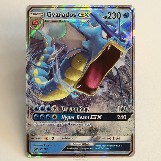 Gyarados Gx SM212 Black Star Promo – Sun & Moon – Near Mint – English