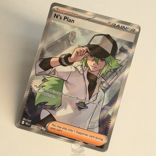 N's Plan 163/086 Full Art Trainer Ultra Rare – Black Bolt – Near Mint – English
