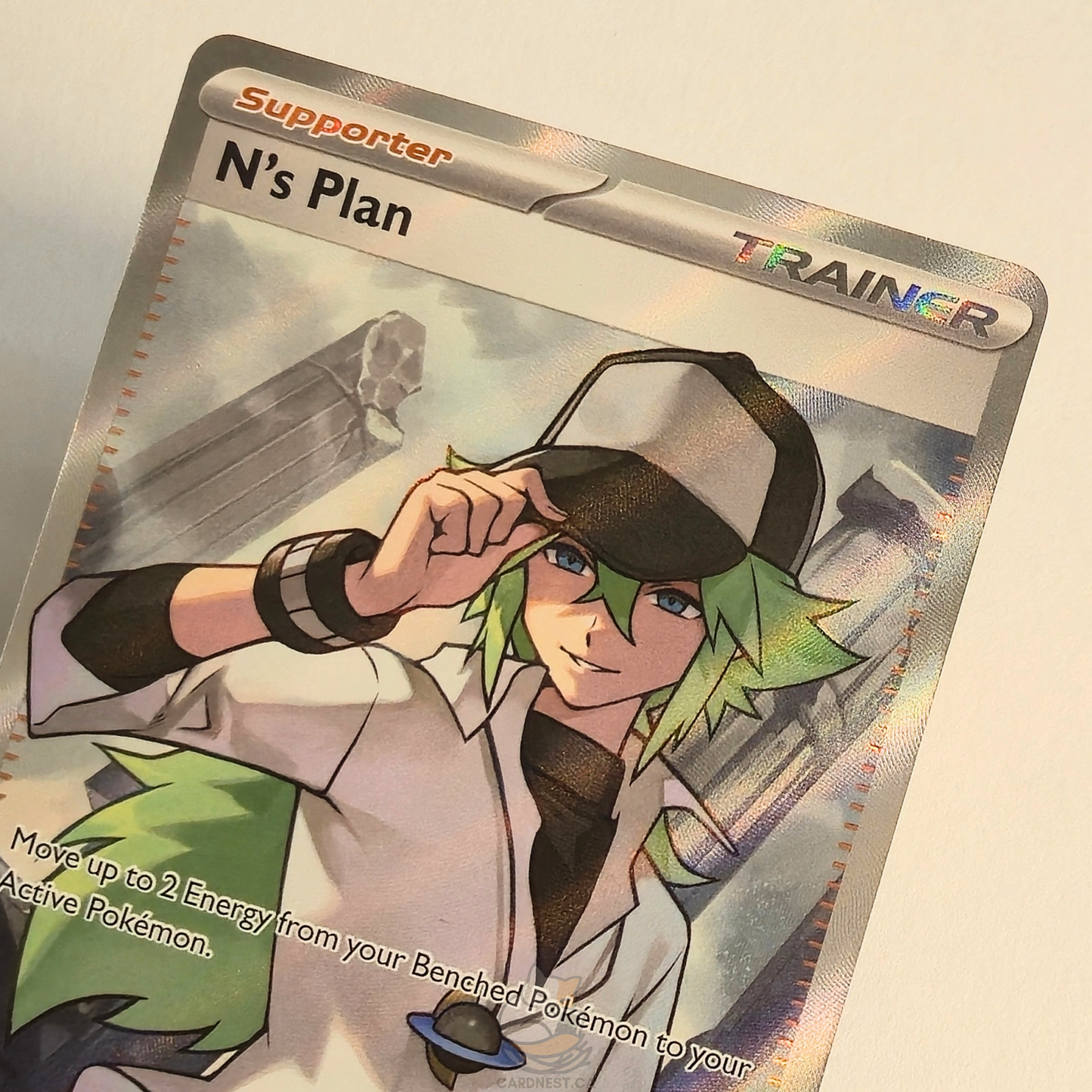 N's Plan 163/086 Full Art Trainer Ultra Rare – Black Bolt – Near Mint – English