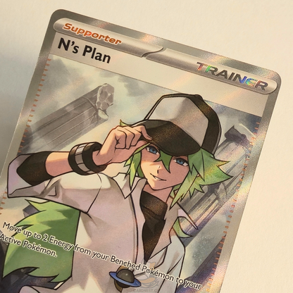 N's Plan 163/086 Full Art Trainer Ultra Rare – Black Bolt – Near Mint – English