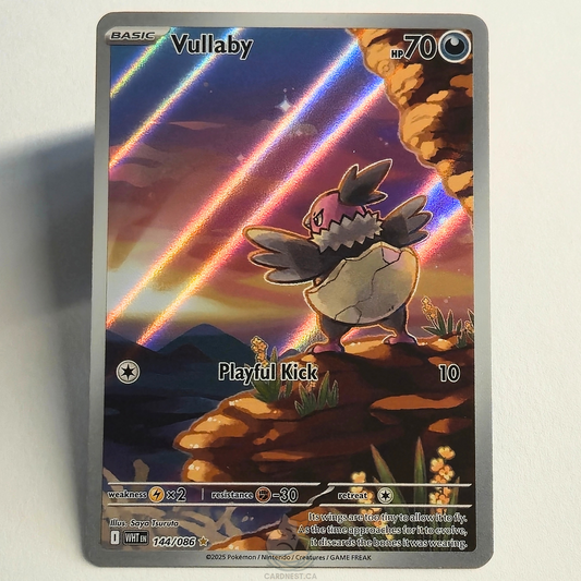 Vullaby 144/086 Full Art Illustration Rare – White Flare – Near Mint – English