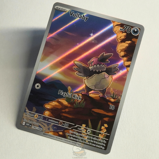 Vullaby 144/086 Full Art Illustration Rare – White Flare – Near Mint – English