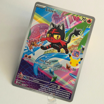 Litten 044 Full Art Black Star Promo – Mega Evolution – Near Mint – English