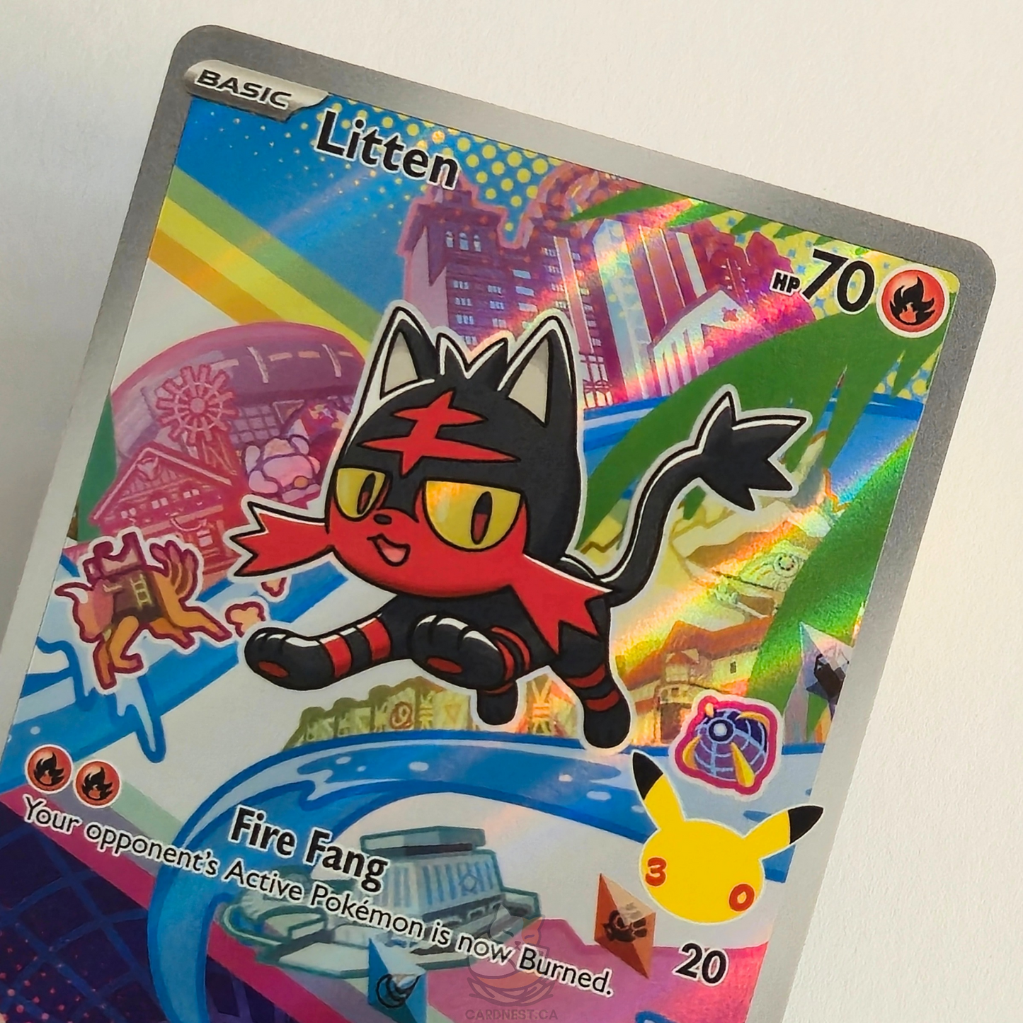 Litten 044 Full Art Black Star Promo – Mega Evolution – Near Mint – English