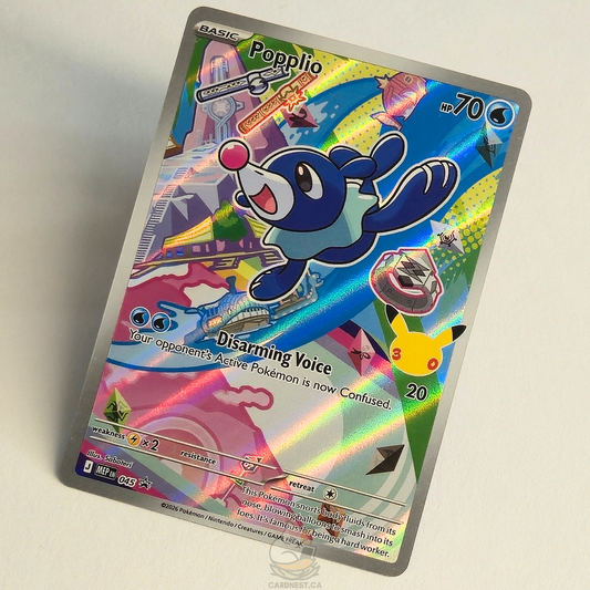 Popplio 045 First Partner'S 30Th Anniversary Full Art Black Star Promo – Mega Evolution – Near Mint – English