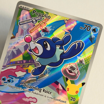 Popplio 045 First Partner'S 30Th Anniversary Full Art Black Star Promo – Mega Evolution – Near Mint – English