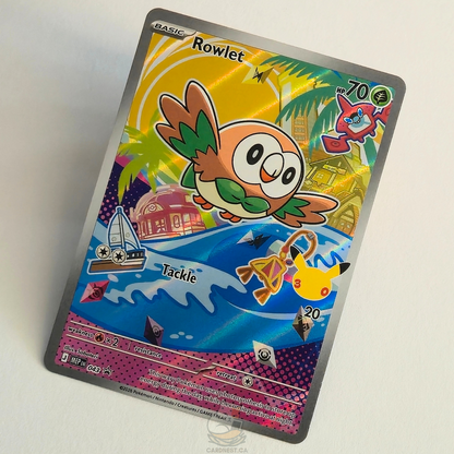 Rowlet 043 First Partner'S 30th Anniversary Full Art Black Star Promo – Mega Evolution – Near Mint – English
