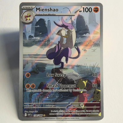 Mienshao 134/086 Full Art Illustration Rare – White Flare – Near Mint – English