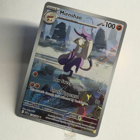 Mienshao 134/086 Full Art Illustration Rare – White Flare – Near Mint – English