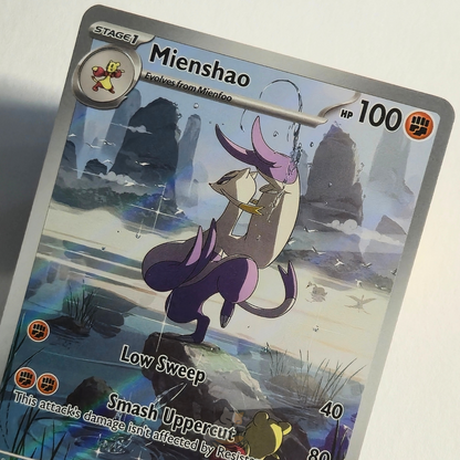 Mienshao 134/086 Full Art Illustration Rare – White Flare – Near Mint – English