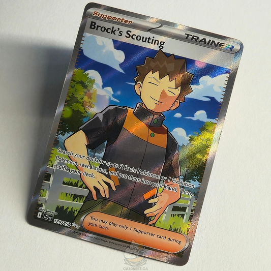 Brock's Scouting 179/159 Full Art Trainer Ultra Rare – Journey Together – Near Mint – English