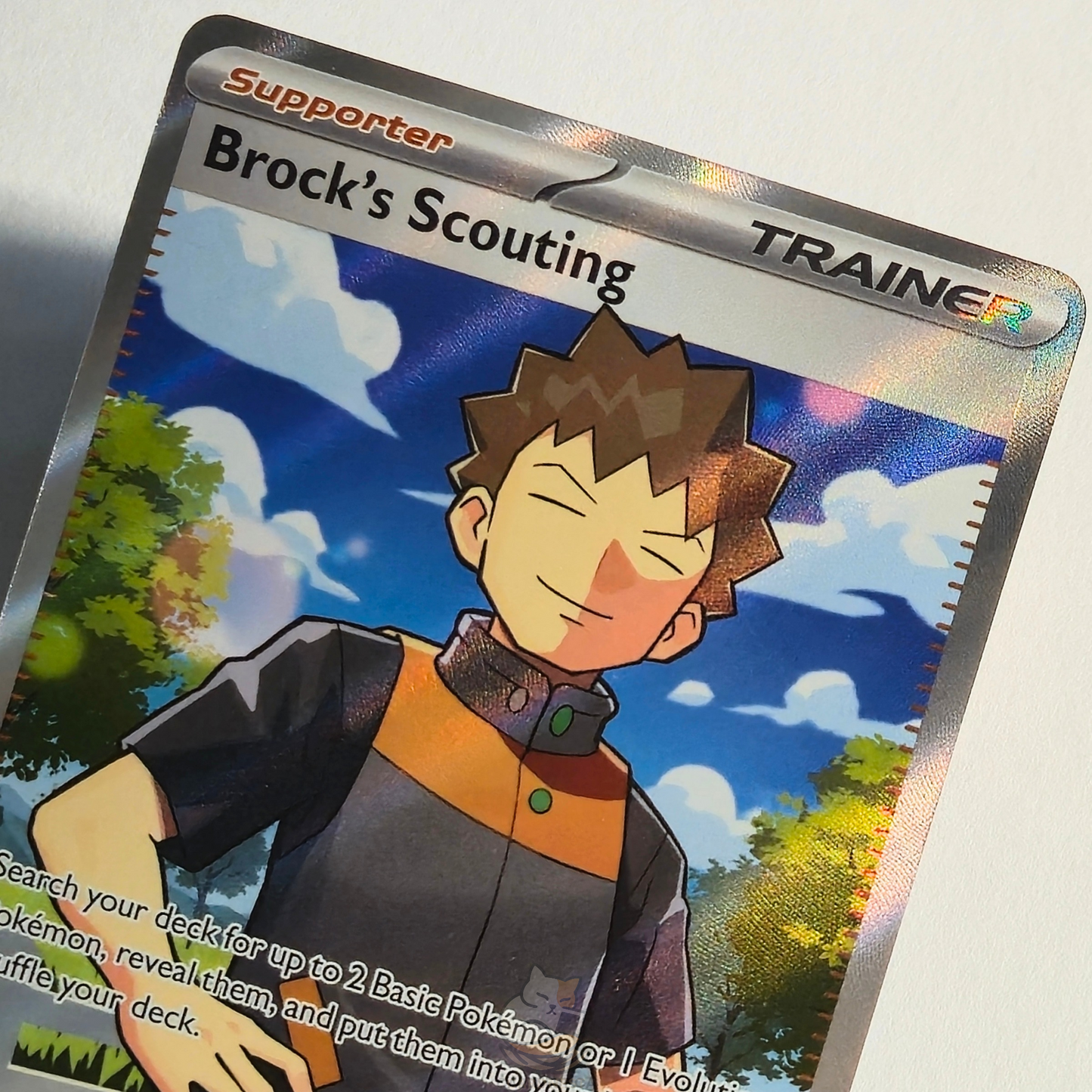 Brock's Scouting 179/159 Full Art Trainer Ultra Rare – Journey Together – Near Mint – English