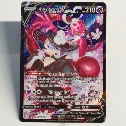 Enamorus V TG18/TG30 Trainer Gallery Ultra Rare – Lost Origin – Near Mint – English