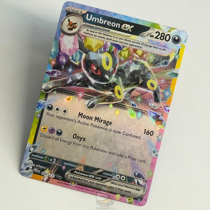 Umbreon ex 060/131 Holo Double Rare – Prismatic Evolutions – Near Mint – English