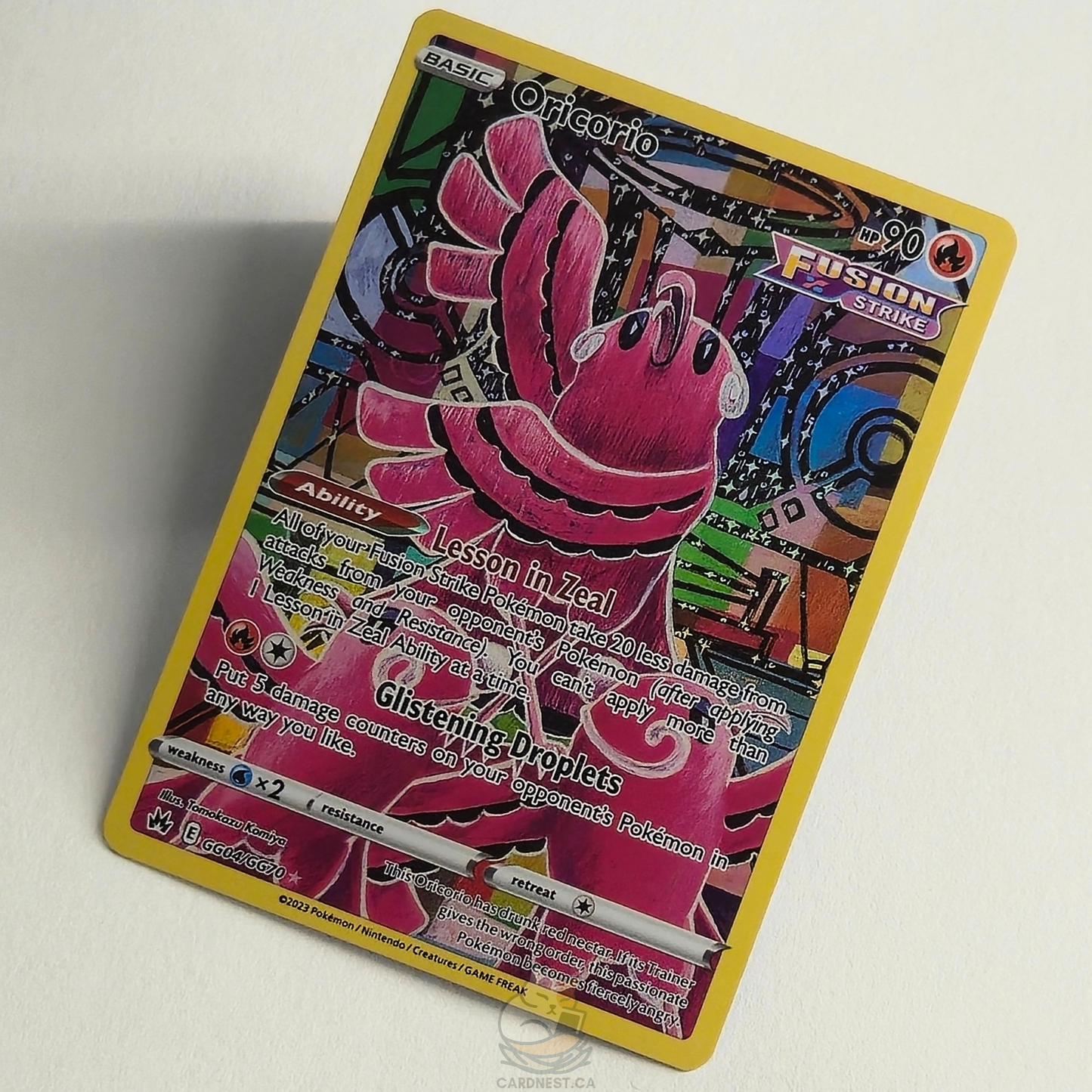 Oricorio GG04/GG70 Holo – Crown Zenith Galarian Gallery – Near Mint – English