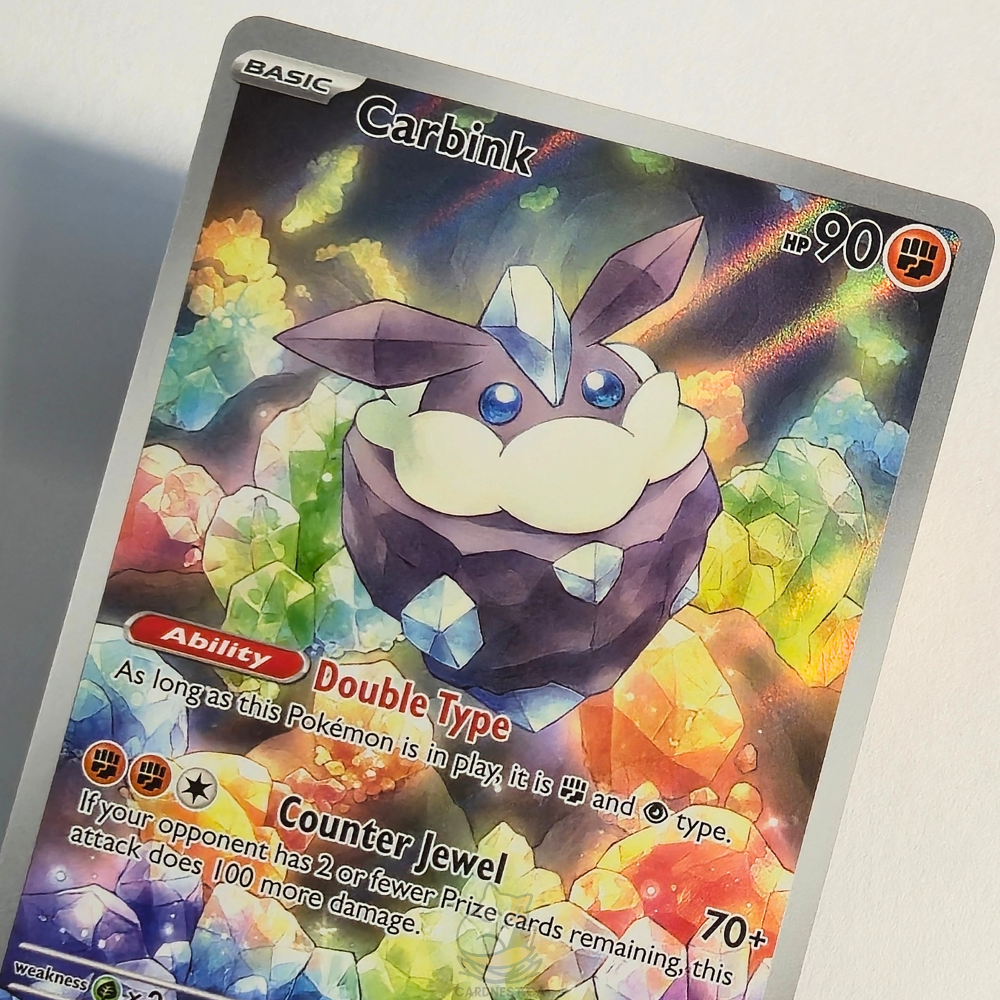 Carbink 242/217 Full Art Illustration Rare – Ascended Heroes – Near Mint – English