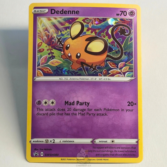 Dedenne SWSH080 Black Star Promo – Sword & Shield – Near Mint – English