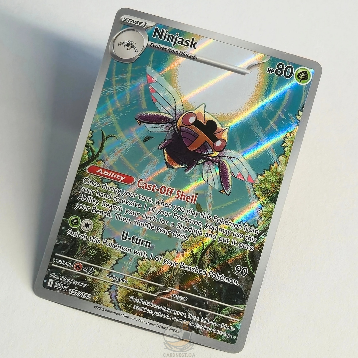 Ninjask 137/132 Full Art Illustration Rare – Mega Symphonia – Near Mint – English