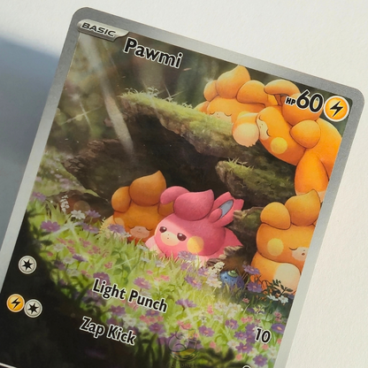 Pawmi 226/091 Full Art Illustration Rare – Paldean Fates – Near Mint – English