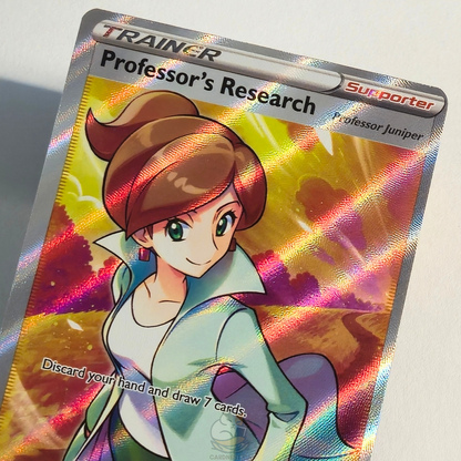 Professor's Research SWSH152 Full Art Trainer Black Star Promo – Sword & Shield – Near Mint – English