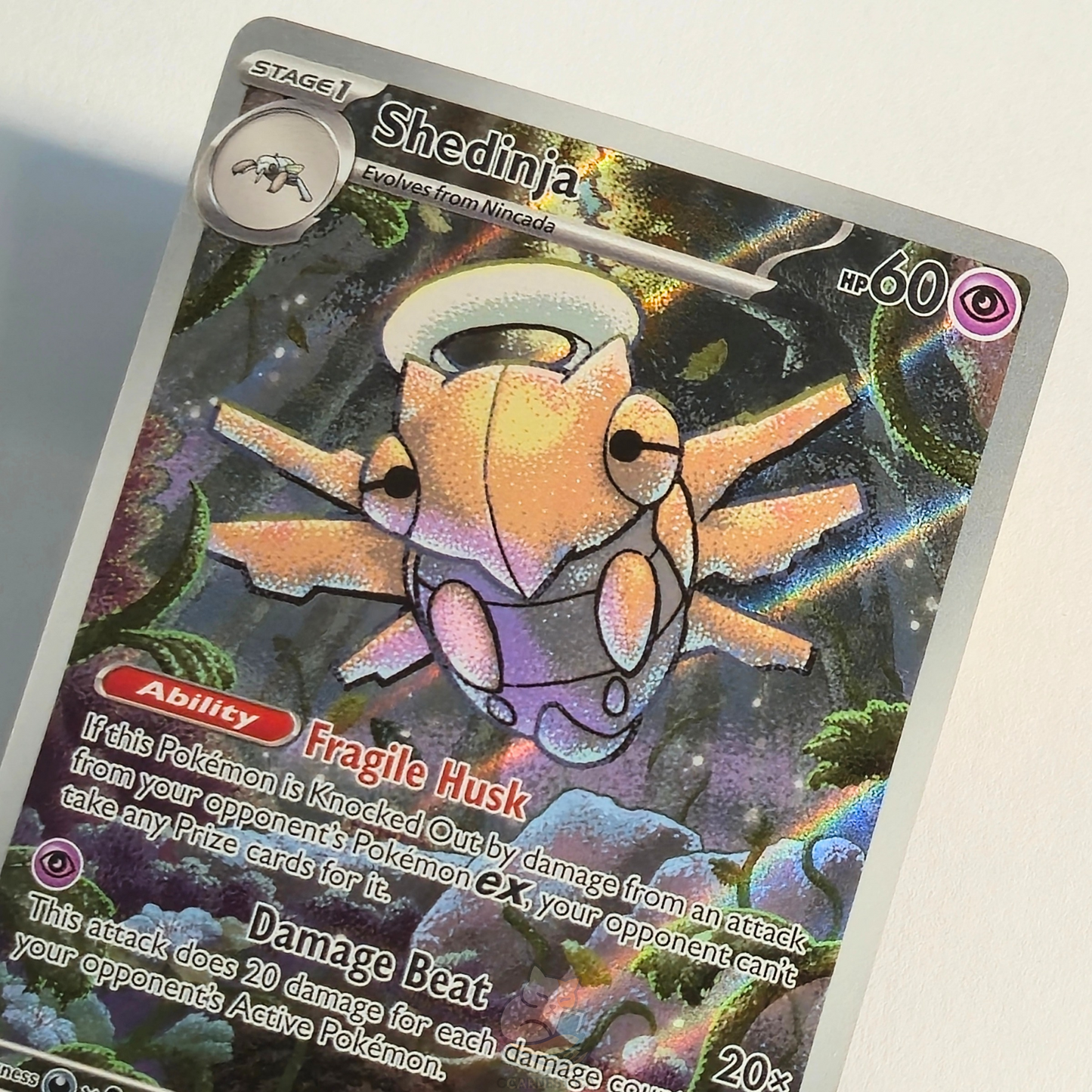 Shedinja 144/132 Full Art Illustration Rare – Mega Evolution – Near Mint – English