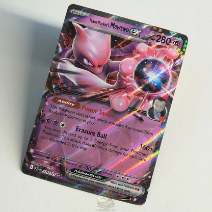 Team Rocket's Mewtwo Ex 079/217 Double Rare – Ascended Heroes – Near Mint – English