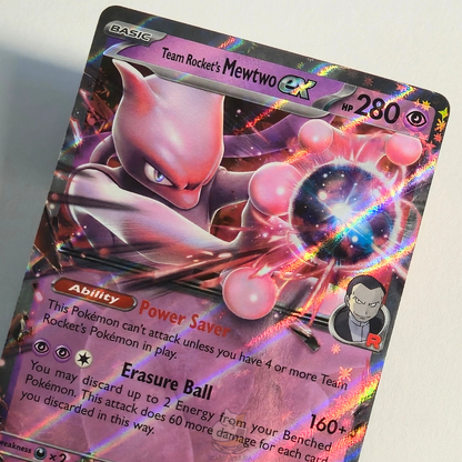 Team Rocket's Mewtwo Ex 079/217 Double Rare – Ascended Heroes – Near Mint – English