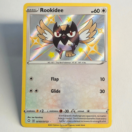 Rookidee SV101/SV122 Shiny Holo Rare – Shining Fates: Shiny Vault – Near Mint – English