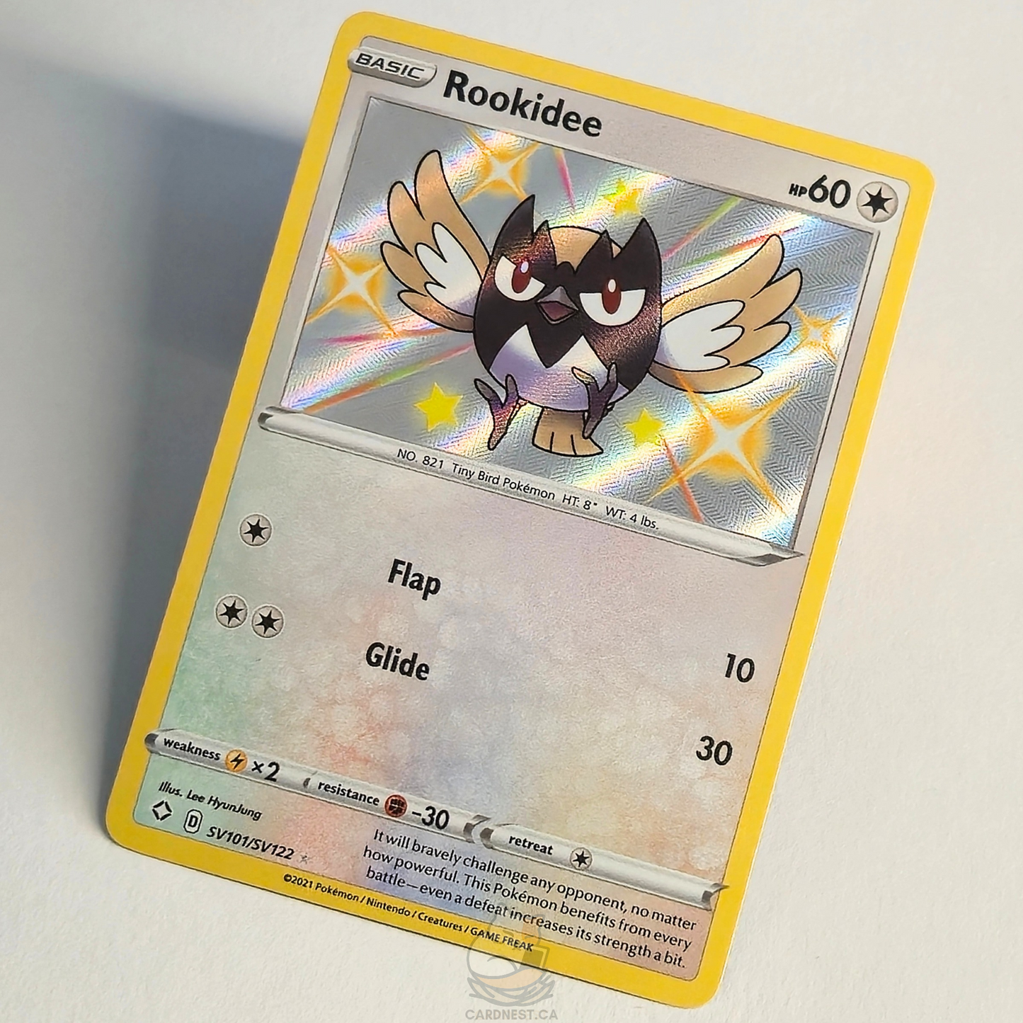 Rookidee SV101/SV122 Shiny Holo Rare – Shining Fates: Shiny Vault – Near Mint – English
