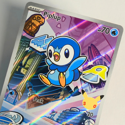 Piplup 042 First Partner's 30th Anniversary Full Art Black Star Promo – Mega Evolution – Near Mint – English