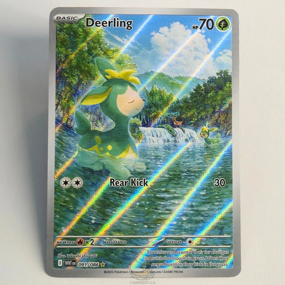 Deerling 091/086 Full Art Illustration Rare – White Flare – Near Mint – English