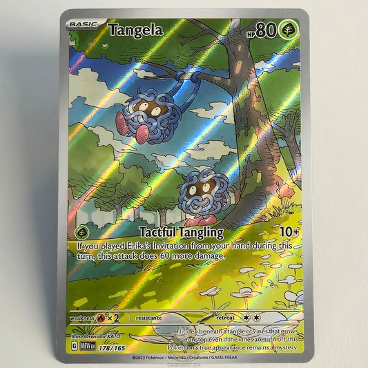 Tangela 178/165 Full Art Illustration Rare – Scarlet & Violet 151 – Near Mint – English