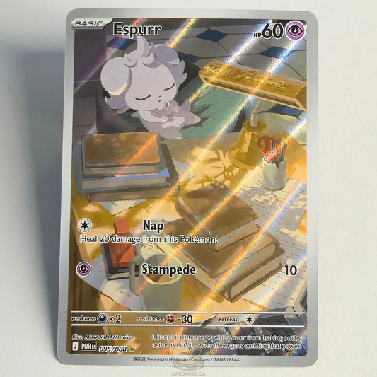 Espurr 095/088 Full Art Illustration Rare – Perfect Order – Near Mint – English