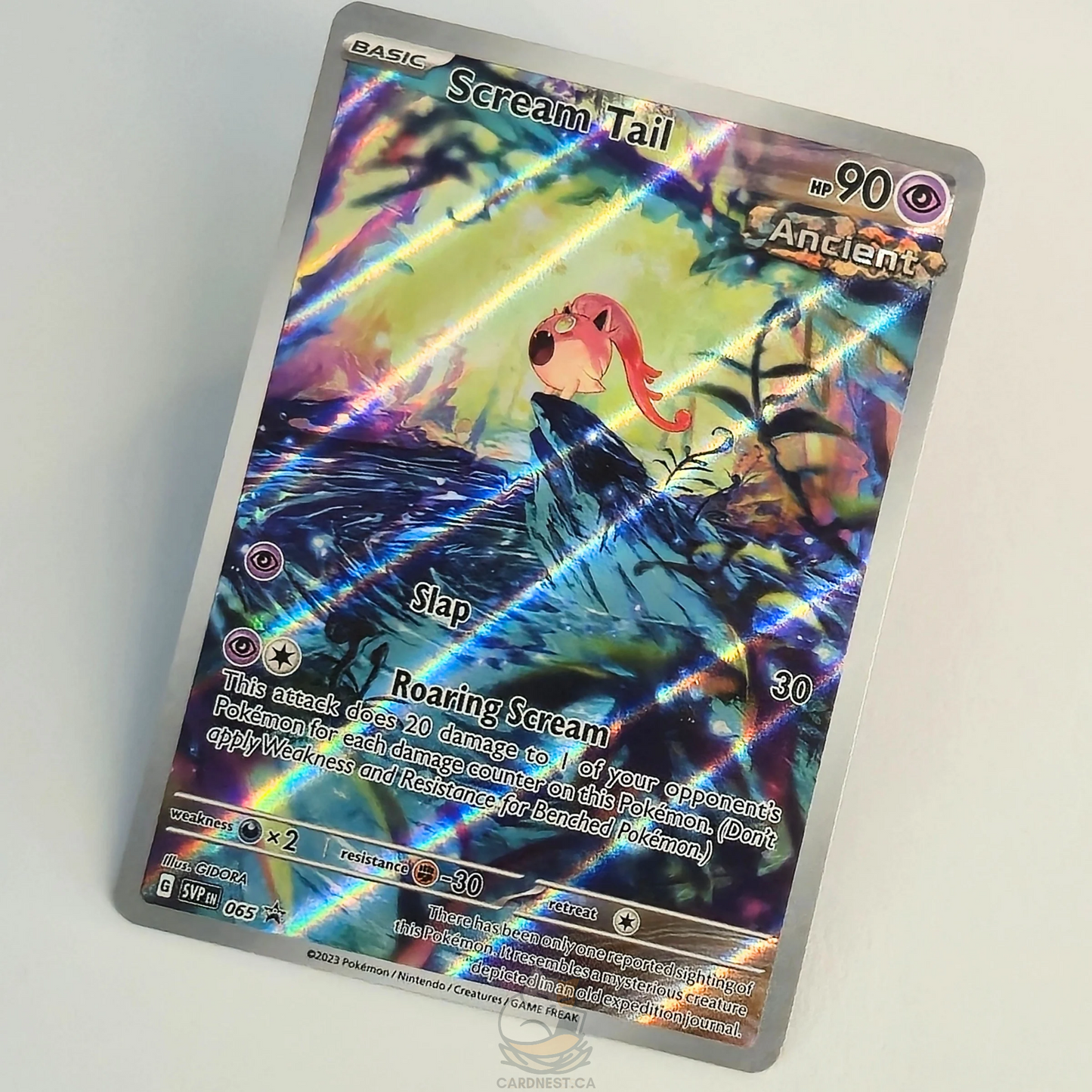 Scream Tail SVP065 Full Art Black Star Promo – Scarlet & Violet – Near Mint – English