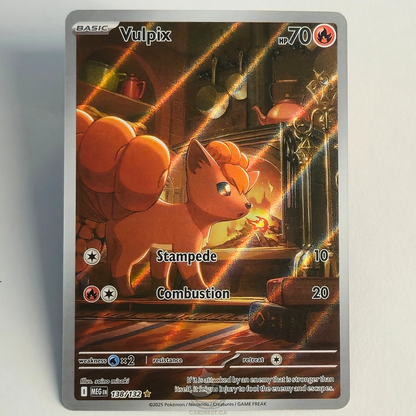 Vulpix 138/132 Full Art Illustration Rare – Mega Evolution – Near Mint – English