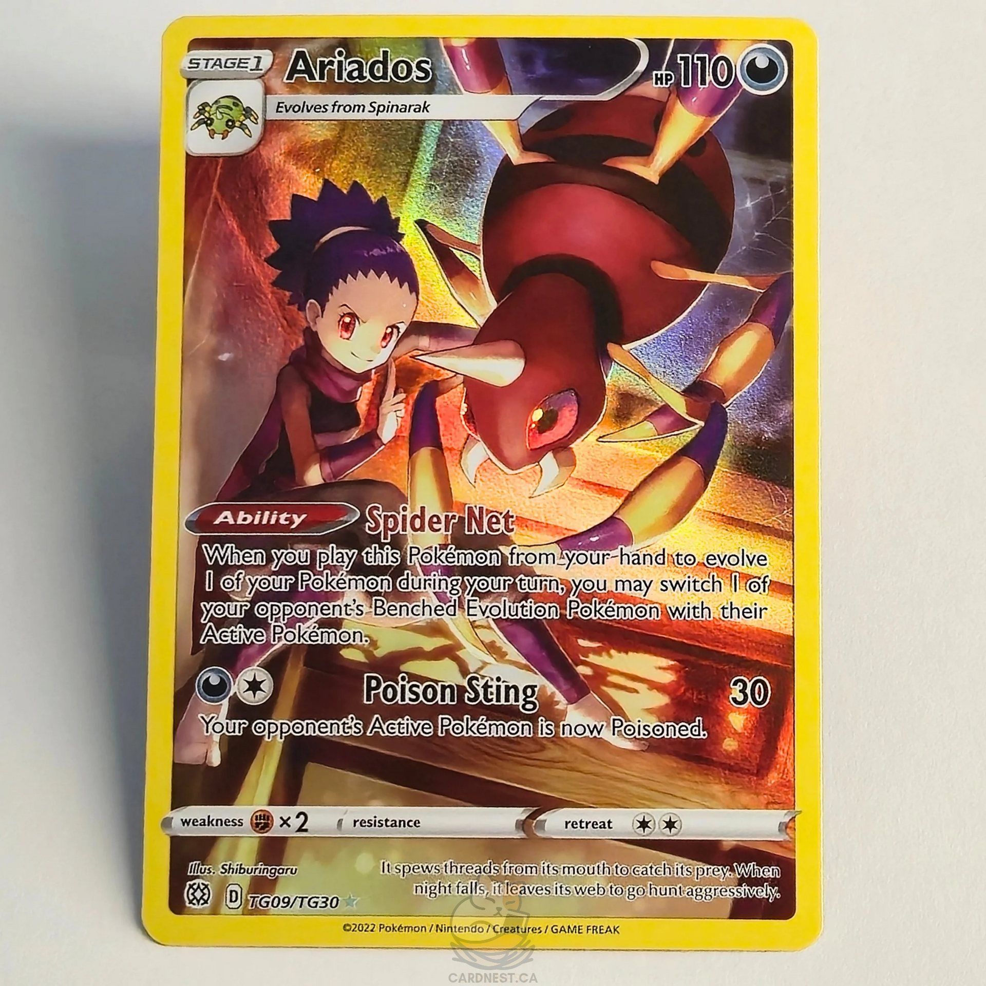 ariados pokemon card price Ariados TG09/TG30 Trainer Gallery Ultra Rare – Brilliant Stars – Near –  CardNest