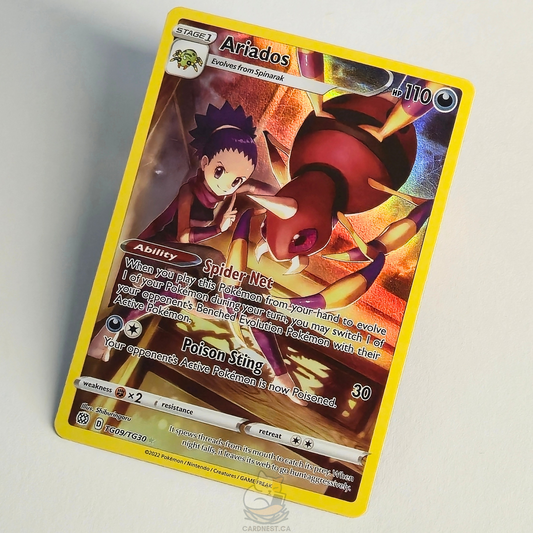 Ariados TG09/TG30 Trainer Gallery Ultra Rare – Brilliant Stars – Near Mint – English