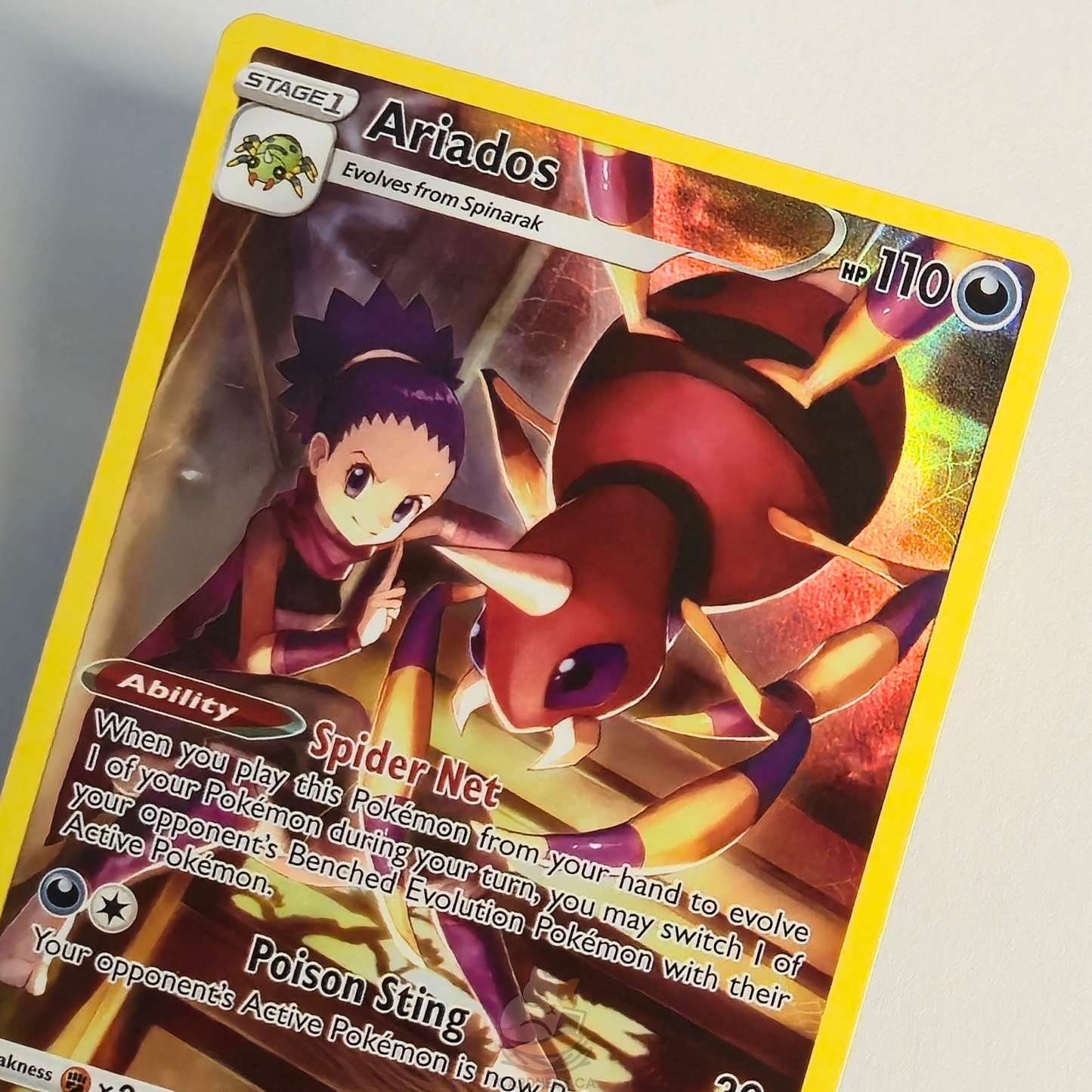 Ariados TG09/TG30 Trainer Gallery Ultra Rare – Brilliant Stars – Near Mint – English