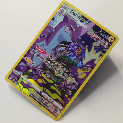 Toxtricity Galarian Gallery Art Rare Holo Pokémon card – card #GG09/GG70. High-quality photo from CardNest.